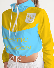 Load image into Gallery viewer, Dragon Charge Women's Cropped Windbreaker