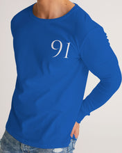 Load image into Gallery viewer, True Blue Dragon Men's Long Sleeve Tee
