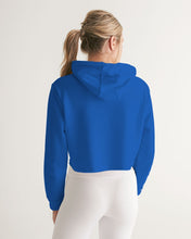 Load image into Gallery viewer, True Blue Dragon Women's Cropped Hoodie