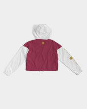 Load image into Gallery viewer, Royal Dragon Women's Cropped Windbreaker