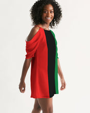 Load image into Gallery viewer, Dragon of the Motherland Women's Open Shoulder A-Line Dress