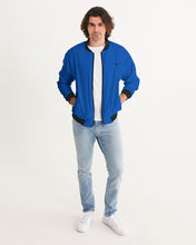 Load image into Gallery viewer, True Blue Dragon Men's Bomber Jacket