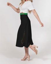 Load image into Gallery viewer, Dragon of the Motherland Women's A-Line Midi Skirt
