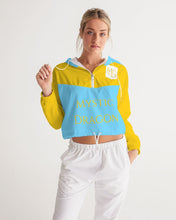 Load image into Gallery viewer, Dragon Charge Women's Cropped Windbreaker