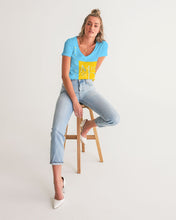 Load image into Gallery viewer, Dragon Charge Women's V-Neck Tee