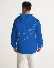 Load image into Gallery viewer, True Blue Dragon Men's Windbreaker