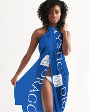 Load image into Gallery viewer, True Blue Dragon Swim Cover Up