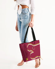 Load image into Gallery viewer, Royal Dragon Canvas Zip Tote