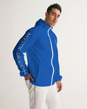 Load image into Gallery viewer, True Blue Dragon Men's Windbreaker