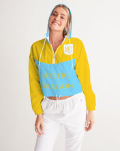 Load image into Gallery viewer, Dragon Charge Women's Cropped Windbreaker