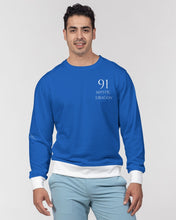 Load image into Gallery viewer, True Blue Dragon Men's Classic French Terry Crewneck Pullover