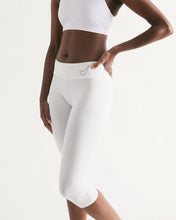 Load image into Gallery viewer, Yin Yang Dragon Women's Mid-Rise Capri