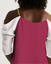 Load image into Gallery viewer, Royal Dragon Women's Open Shoulder A-Line Dress