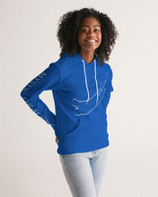 Load image into Gallery viewer, True Blue Dragon Women's Hoodie