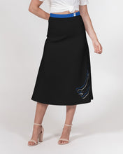 Load image into Gallery viewer, Dragon Magician Women's A-Line Midi Skirt
