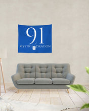 Load image into Gallery viewer, True Blue Dragon Tapestry 60"x51"