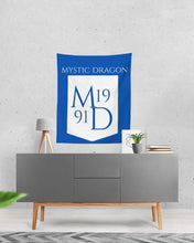 Load image into Gallery viewer, True Blue Dragon Tapestry 51"x60"