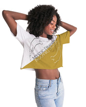 Load image into Gallery viewer, Golden Dragon Women's Lounge Cropped Tee