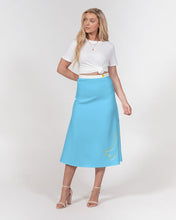 Load image into Gallery viewer, Dragon Charge Women's A-Line Midi Skirt