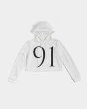 Load image into Gallery viewer, Yin Yang Dragon Women's Cropped Hoodie