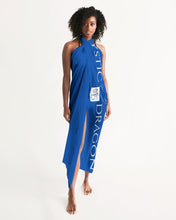 Load image into Gallery viewer, True Blue Dragon Swim Cover Up