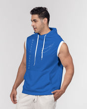 Load image into Gallery viewer, True Blue Dragon Men's Premium Heavyweight Sleeveless Hoodie
