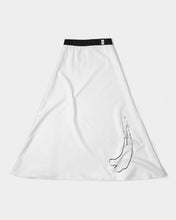 Load image into Gallery viewer, Yin Yang Dragon Women's A-Line Midi Skirt