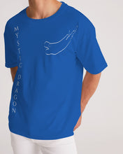 Load image into Gallery viewer, True Blue Dragon Men's Premium Heavyweight Tee