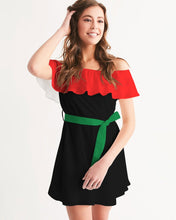 Load image into Gallery viewer, Dragon of the Motherland Women's Off-Shoulder Dress