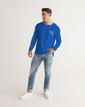 Load image into Gallery viewer, True Blue Dragon Men's Long Sleeve Tee