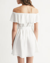 Load image into Gallery viewer, Yin Yang Dragon Women's Off-Shoulder Dress