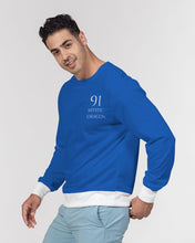 Load image into Gallery viewer, True Blue Dragon Men's Classic French Terry Crewneck Pullover