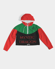 Load image into Gallery viewer, Dragon of the Motherland Women's Cropped Windbreaker