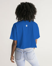 Load image into Gallery viewer, True Blue Dragon Women's Lounge Cropped Tee