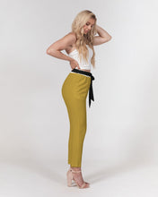 Load image into Gallery viewer, Golden Dragon Women's Belted Tapered Pants
