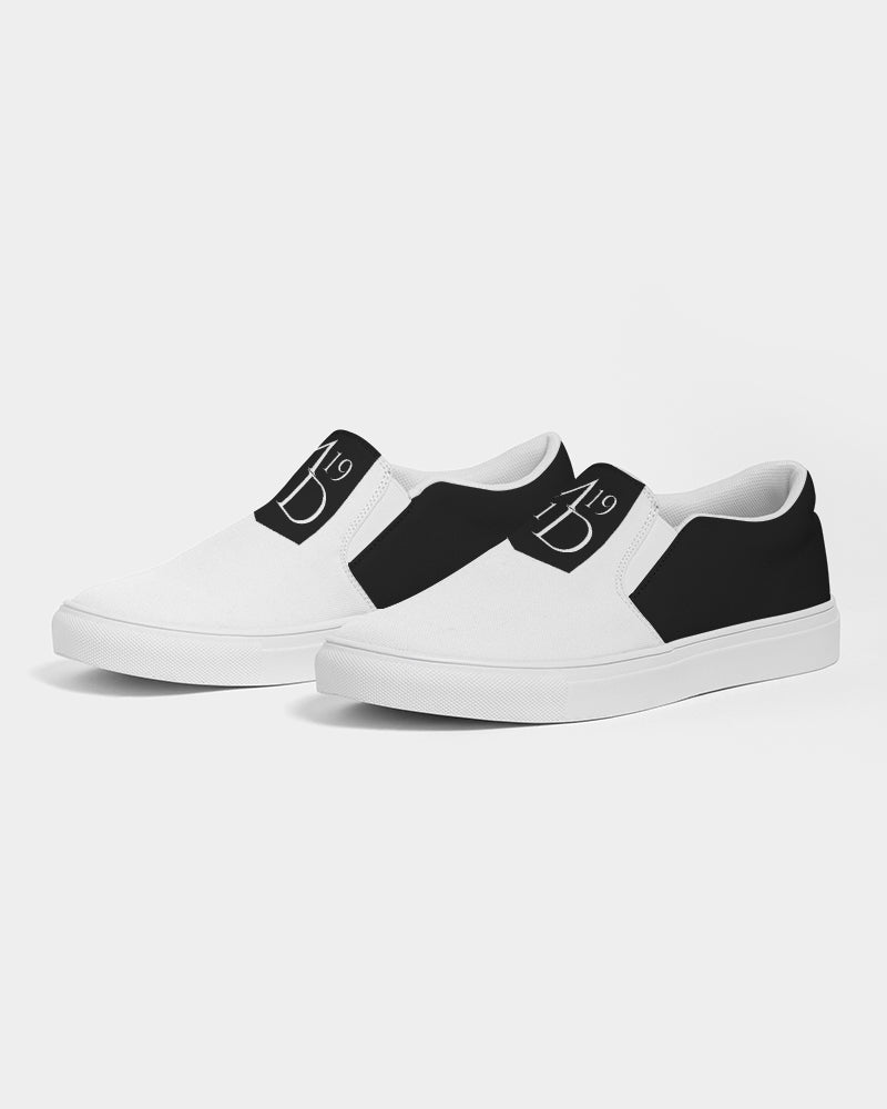 Yin Yang Dragon Men's Slip-On Canvas Shoe