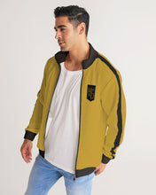 Load image into Gallery viewer, Golden Dragon Men&#39;s Stripe-Sleeve Track Jacket
