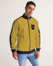 Load image into Gallery viewer, Golden Dragon Men&#39;s Stripe-Sleeve Track Jacket
