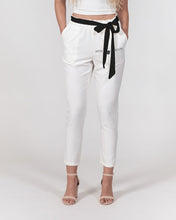 Load image into Gallery viewer, Yin Yang Dragon Women&#39;s Belted Tapered Pants
