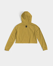 Load image into Gallery viewer, Golden Dragon Women&#39;s Cropped Hoodie
