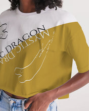 Load image into Gallery viewer, Golden Dragon Women&#39;s Lounge Cropped Tee
