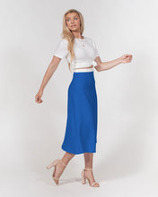 Load image into Gallery viewer, True Blue Dragon Women&#39;s A-Line Midi Skirt
