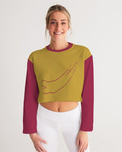 Load image into Gallery viewer, Royal Dragon Women&#39;s Cropped Sweatshirt
