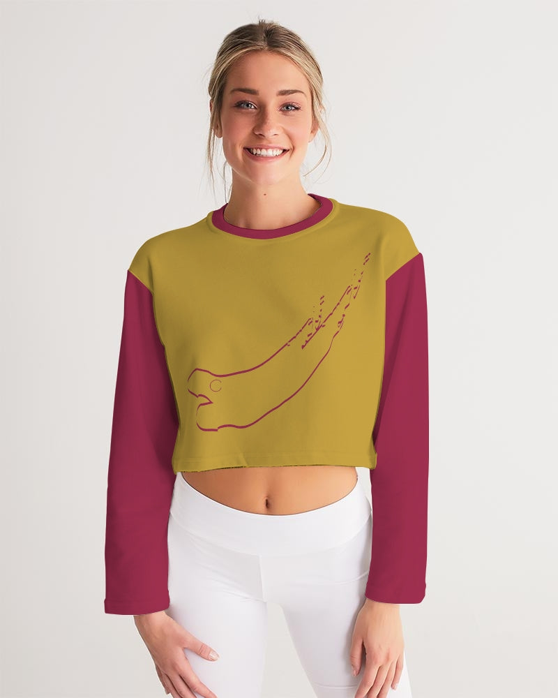 Royal Dragon Women's Cropped Sweatshirt