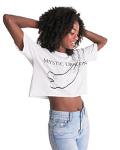 Load image into Gallery viewer, Yin Yang Dragon Women&#39;s Lounge Cropped Tee
