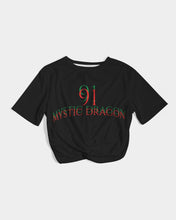 Load image into Gallery viewer, Dragon of the Motherland Women&#39;s Twist-Front Cropped Tee
