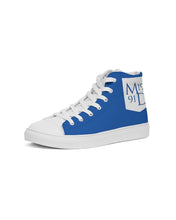 Load image into Gallery viewer, True Blue Dragon Women&#39;s Hightop Canvas Shoe
