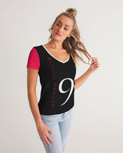 Load image into Gallery viewer, Atlanta Dragon Women&#39;s V-Neck Tee
