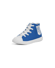 Load image into Gallery viewer, True Blue Dragon Kids Hightop Canvas Shoe
