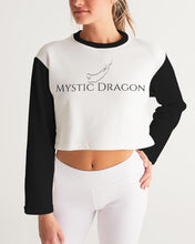 Load image into Gallery viewer, Yin Yang Dragon Women&#39;s Cropped Sweatshirt
